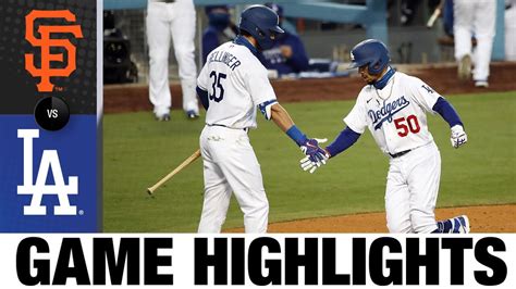 Dodgers play the Giants with 2-1 series lead
