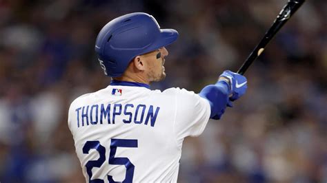 Dodgers take on the Diamondbacks following Thompson’s 3-home run game
