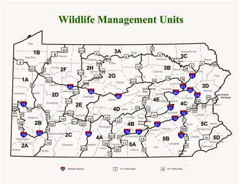 The state's 23 WMUs comprise basic geographic regions delineated to improve deer management. All of the WMUs are bounded by easily recognized roads and rivers. From one neighboring unit to the next there are differences in landscape features and composition, land use practices, landownership, and human density.. 