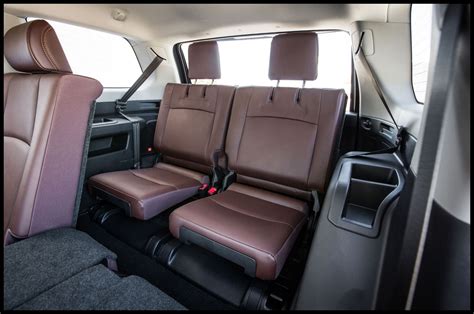 Does 4runner have 3 rows. The two-row 4Runner has 47.2 cubic feet of cargo room behind the second row and 89.7 cubic feet with the rear seats folded down. That's well above average for a midsize SUV. Three-row versions provide 9 cubic feet of space behind the third row, 46.3 cubic feet behind the second row and 88.8 cubic feet of room with all rear seats folded. 