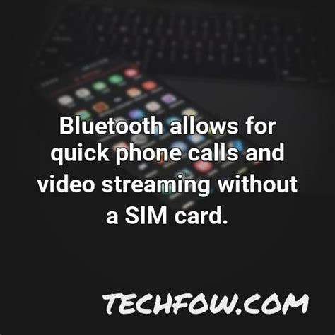 Does Bluetooth Work Without Sim Card