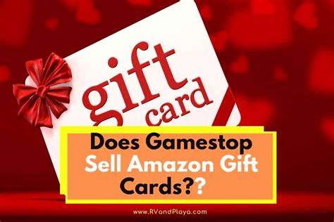 Does Gamestop Sell Amazon Gift Cards