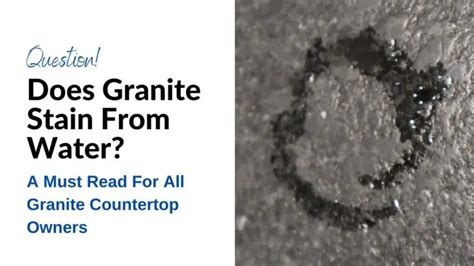 Does Granite Stain - Countertop Advisor