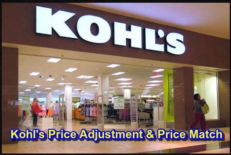 Does Kohl S Match Prices