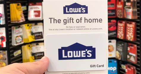 Does Lowes Sell Walmart Gift Cards