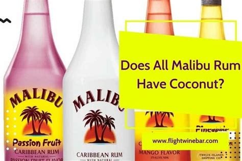 Does Malibu Rum Have Real Coconut In It - LiquorTalkClub.com