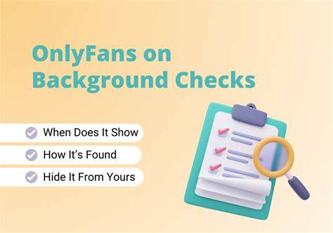 Does Onlyfanshow Up On A Background Check Free