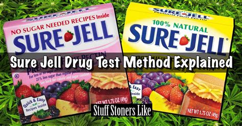Does Surejell Help You Pass A Drug Test