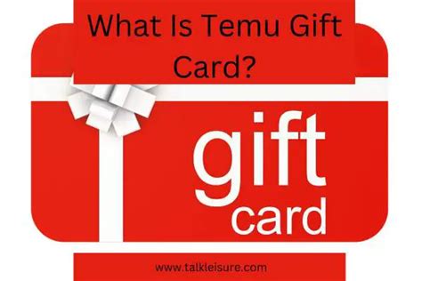 Does Temu Offer Gift Cards