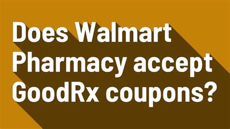 Does Walmart Pharmacy Take Ambetter Insurance