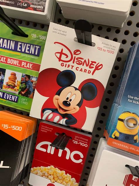 Does Walmart Sell Disney Gift Cards