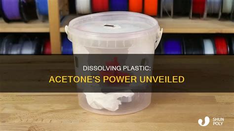Does acetone dissolve plastic bottles.  Acetone would dissolve certain plasti...