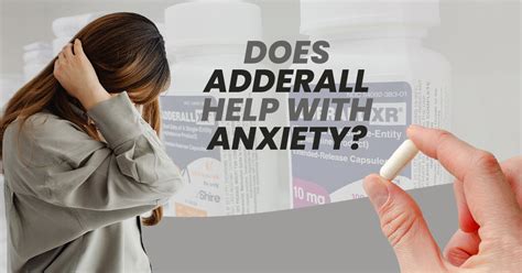 Does adderall help with anxiety. Aug 20, 2021 · Some of the physical anxiety symptoms that propranolol can help reduce include: racing heart. shaking. chills. sweating. lightheadedness. Because some of these physical reactions to anxiety can ... 