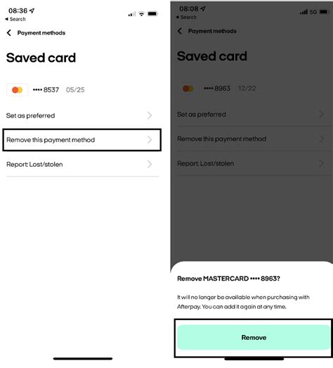As well, Afterpay did take a successful payment from it (the first one) 15 days ago. I'm debt free, card is zero with large limit. Problem: When viewing an order on the Afterpay website, my card did not appear in available payment methods! I did try to make a manual payment by entering a new card, but that was not accepted as the old card still ...