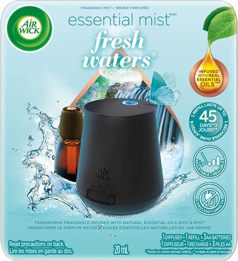Does air wick essential mist run continuously.  About this item Transforms natural essential...