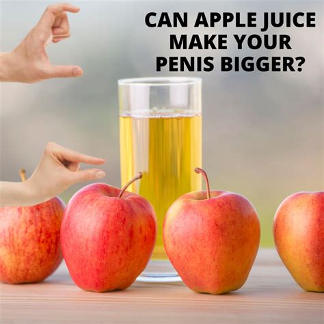 It requires drinking apple juice make your p