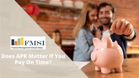 Does apr matter if you pay on time. If you pay off your credit card in full every month when the statement comes, it doesn't matter at all what your APR is. You'd only be charged interest on unpaid … 