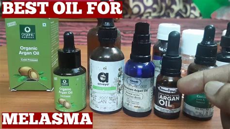 Does argan oil work on melasma