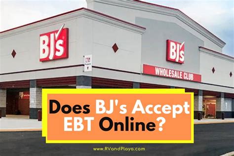 Does bj accept ebt. BJ's Wholesale Club Holdings Inc (NYSE: BJ) will accept SNAP EBT payments across all of its clubs, chainwide, when members use their card at checkout on BJs.com or BJ's mobile app. Electronic ... 