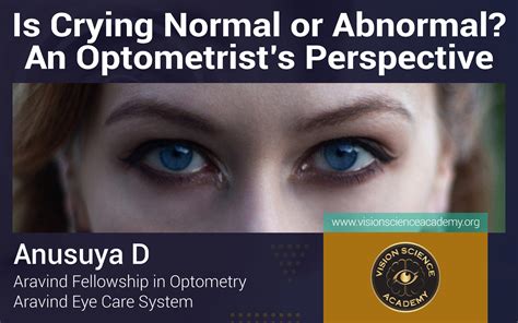 Does crying affect the retina