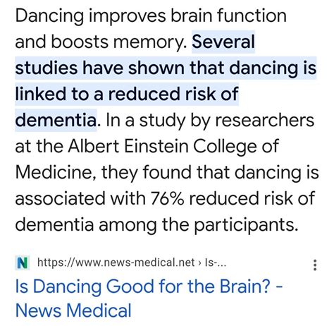Does dancing improve IQ