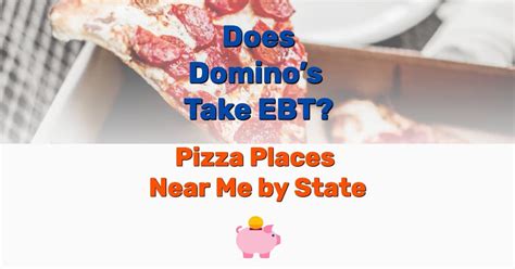 EBT is accepted at the following restaurants: Burger King is a fast food restaurant chain. Carl's Jr. Chicken from Church's. Del Taco is a Mexican restaurant. Denny's. Domino's Pizza is a chain of pizza restaurants. Excellent steaks. Jamba Juice is a popular juice company in the United States.. 