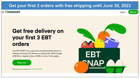 Tap or click on a retailer name below to see which states currently accept EBT cards on the Instacart platform. If you don't see EBT SNAP as an option for your local store, update your app to the latest version. If you still can't see EBT SNAP, check back often as we continue to expand to more stores and states. 3 Guys From Brooklyn.. 