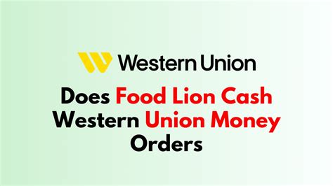 Yes, you can get a Western Union money order at most Food Lion stores, with a daily limit of $500. The fees are usually less than $1, but every store varies. You can pay with cash, credit, or debit card. However, money orders can't be cashed at Food Lion stores. However, Food Lion does not sell MoneyGram money orders.. 