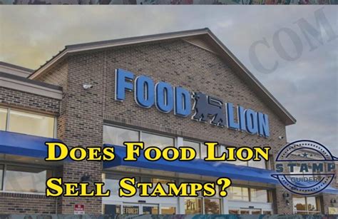 Does food lion sell postage stamps. Things To Know About Does food lion sell postage stamps. 