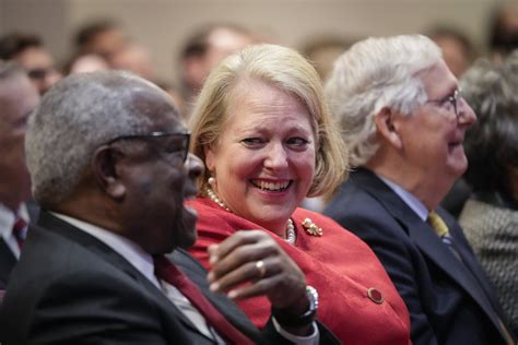 Does ginni thomas have a child. Ginni Thomas, the wife of Justice Clarence Thomas and a longtime conservative activist, has apologized to his former Supreme Court clerks for her role in creating a divide between them that came ... 
