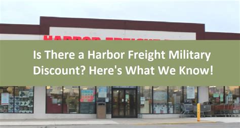 Does harbor freight have military discount. Things To Know About Does harbor freight have military discount. 
