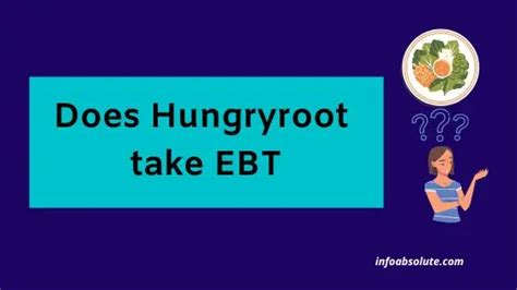 Does hungryroot take ebt. Does Hungryroot Accept Ebt. Hungryroot doesnt currently accept EBT or SNAP benefits like other online grocers with delivery such as HEB, Walmart, and Amazon this is once again due to them being 100% … 