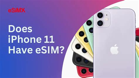 Does iphone 11 have esim. The iPhone 11 Pro Max, released in 2019, is a high-end smartphone from Apple, renowned for its advanced features and eSIM iPhone capabilities. As of December 2022, it operates on iOS 16, further enhancing its performance and connectivity options with eSIM technology. 