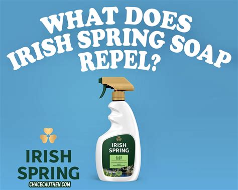 Does irish spring soap repel mosquitoes. Irish spring soap is not a potential mosquito repellent if compared to other effective mosquito repellents. In fact, it was not designed to be a mosquito repellent. However, for the acute flowery and mint smell of the soap, it can successfully decrease the number of mosquitoes. 