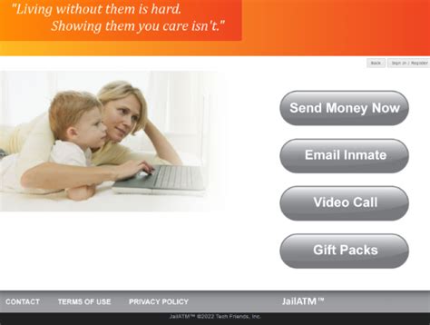 JailATM commissary packages. JailATM is a service provided to friends and family of inmates. It is a fast and convenient way to send money and purchase Commissary for inmates. JailATM video visitation app. Did you know the facility you have selected allows you to send messages to your loved one through this site?. 