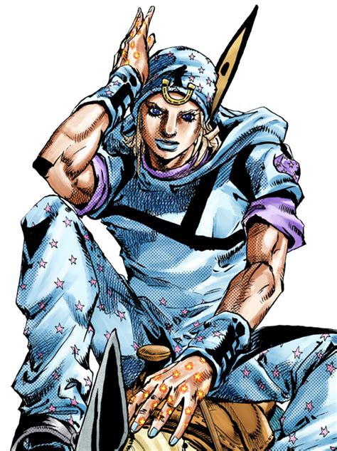 Former horse racer Gyro Zeppelin helps Johnny Joestar develop his skills by teaching him how to walk with steel balls. The competition is fierce, and the paraplegic hopes that by mastering this technique, he can walk again. The first event of the show takes place after Johnny and Rina meet. The two form a romantic relationship after the race.. 
