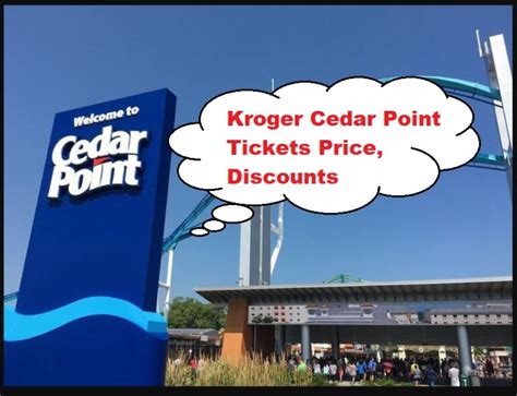 In 2022, Kroger stores in and around Sandusky, Ohio, sell Cedar Point regular single-day admission tickets at a reduced cost of $54.99 per adult. The same ticket will cost you $85 at the park's entrance. In essence, you'll save $30 per ticket when you purchase tickets at an Kroger nearby!. 