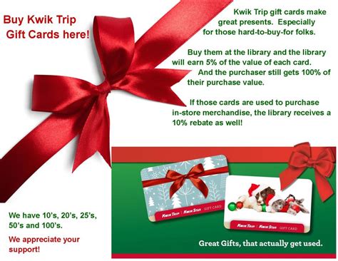 Kwik Trip does sell gift cards, however not all types of gift cards are available in every location. Customers who frequent Kwik Trip may have noticed that it …. 