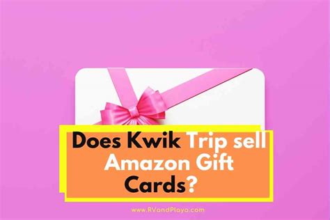 Does kwik trip sell amazon gift cards. Use your Kwik Rewards Credit or Debit and receive 5% off most in-store purchases. 