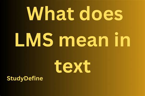 Does lms mean let me see. LMS in texting is a popular acronym that stands for “Like My Status.”. This expression is used to request that the recipient visits the sender’s social media profiles and likes one of their posts or statuses. Commonly employed in the context of platforms such as Facebook, Twitter, and Instagram, understanding the meaning of LMS in texting ... 