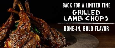 Does longhorn still have lamb chops. Longhorn's Lamb Chop Review I ain't no lamb chop eating person. But she said I could try hers in the video because me I ain't about to spend my money on nothing I ain't going to eat. 