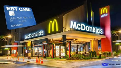 Most McDonald’s locations don’t accept EBT. How