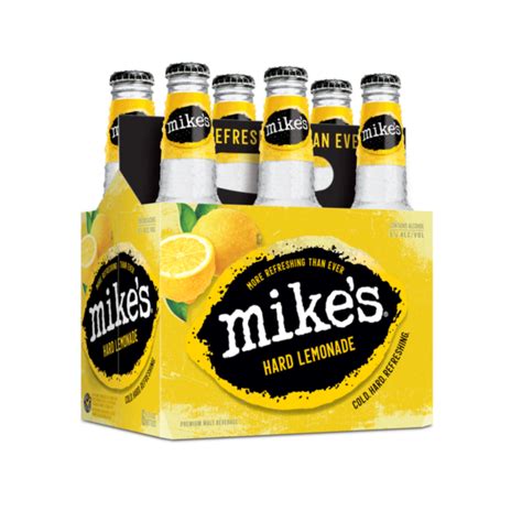 The original hard lemonade, made by the hard lemonade experts. Delivery or Pickup Find In Store Bar or Restaurant. Enter your address. Search. ARE YOU OVER 21? Yes. No. MIKE'S IS HARD. SO IS PRISON. DON'T DRIVE DRUNK® PREMIUM MALT BEVERAGE. ALL REGISTERED TRADEMARKS, USED UNDER LICENSE BY MIKE'S HARD LEMONADE CO., CHICAGO, IL 60661 .... 