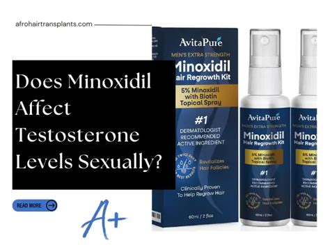 Does minoxidil lower testosterone