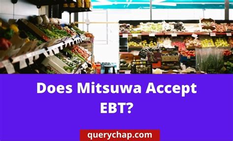Does mitsuwa accept ebt. Jul 30, 2021 · Hopefully, many meal delivery services will continue to join the program and add EBT to their payment methods. In the meantime, SNAP recipients can get food delivery from grocery stores and online retailers that accept EBT. The top participants are Direct Fresh, Amazon, Walmart, Aldi, and Whole Foods. You can also contact your local or state ... 