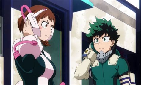 In My Hero Academia's brief "Civil War" arc, Deku had gone off the deep end trying to fight all of All For One's elite mercenaries solo. Class 1-A stepped up to show Izuku that he's not alone, by .... 