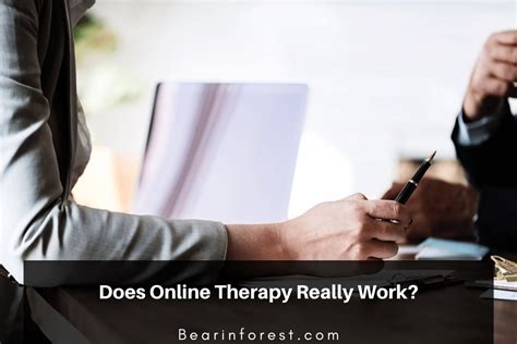 Does online therapy actually work?