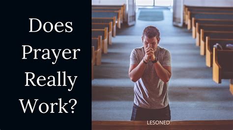 Does prayer work. And plenty of other studies indicate that intercessory prayer does have an impact. But perhaps the study’s biggest flaw involves how the results were interpreted. Christians know that there are three possible answers to prayer: “Yes,” “no,” and “wait.”. The Harvard study measured only the “yes” answers. But perhaps the study ... 