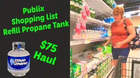 Does publix sell propane tanks. A 20-pound tank can cost upwards of $15 to $30 per tank to refill. We researched popular retailers in our area and listed the average refill price in our table below. A 100-pound tank can cost upwards of $65 to as much as $80. Something even larger, such as a 500-gallon propane tank, will depend on the market conditions. 