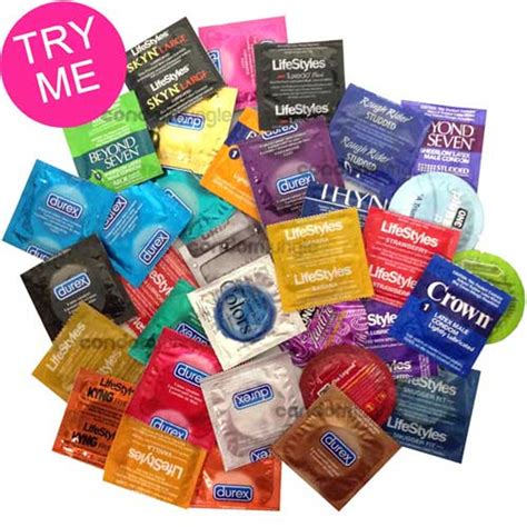 2. Decide which condoms you’re going to buy beforehand. Determine the brand, condom size, and material (e.g. latex, polyurethane, lambskin) you prefer. [2] Going into the store with a specific item in mind will keep you from spending extra time in the store and wandering awkwardly up and down the condom aisle.. 